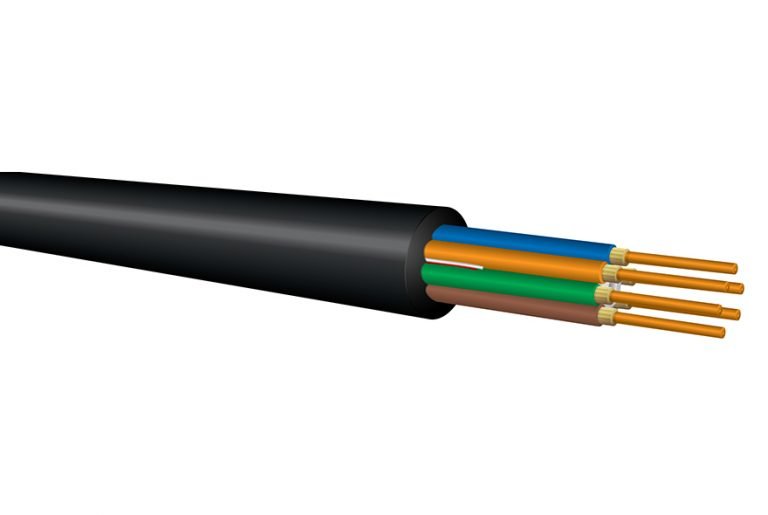 Fibra óptica Breakout OFNR industrial
