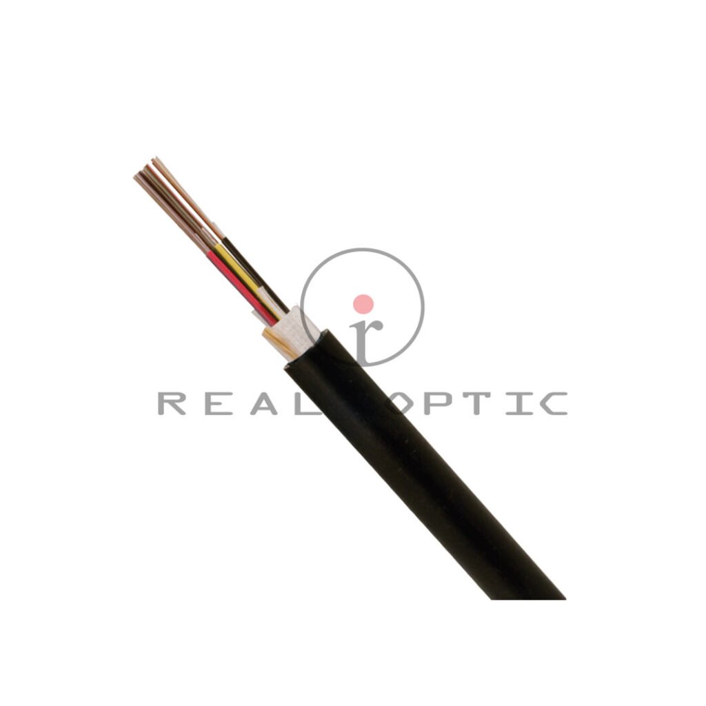 Cable de fibra óptica multitubo armadura dieléctrica Chaqueta Simple LSZH
