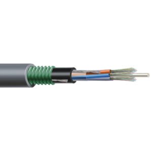 Fibra óptica armadura metálica