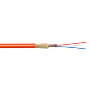 Fibra óptica blindada en espiral