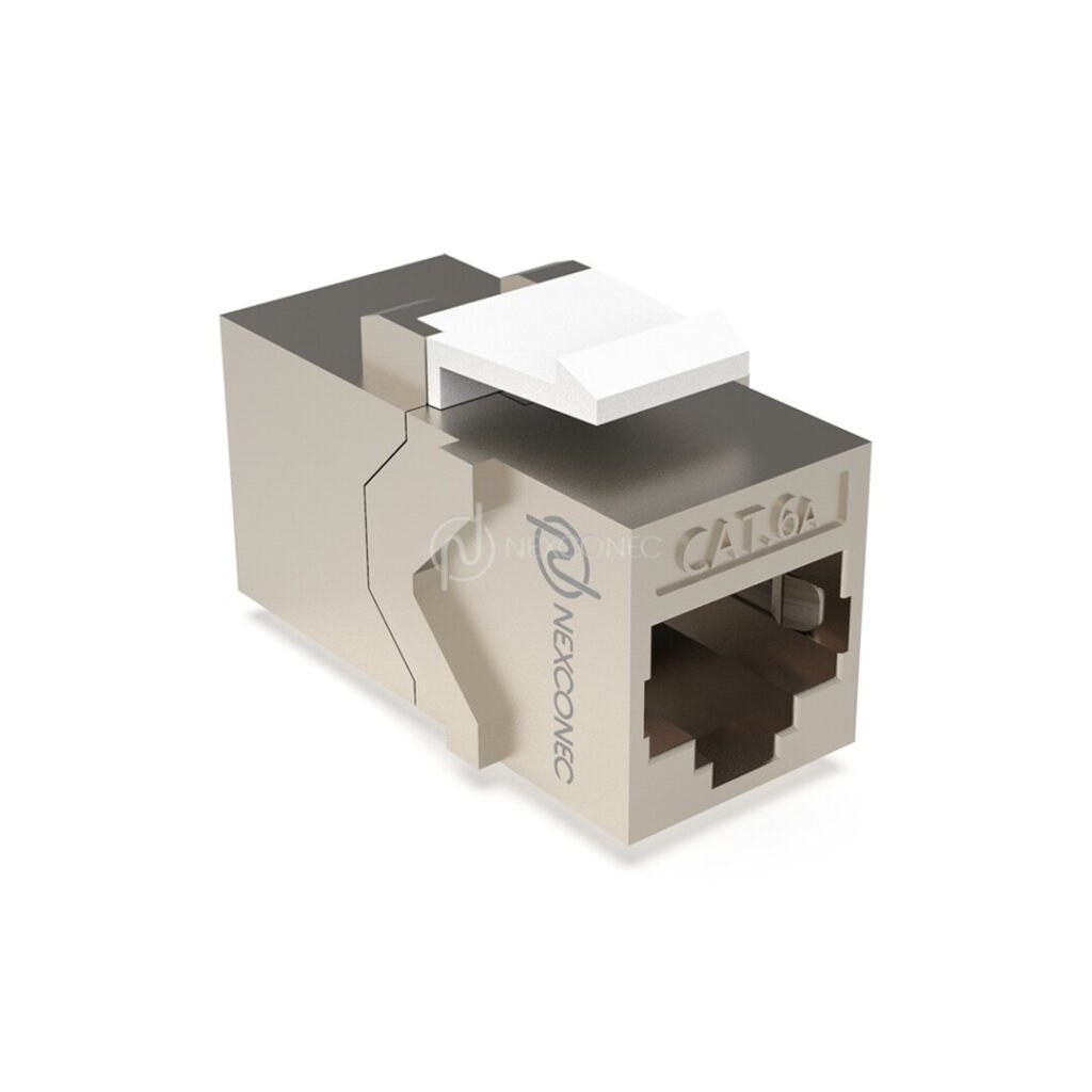 ADAPTADOR COPLA RJ45 CAT6A STP