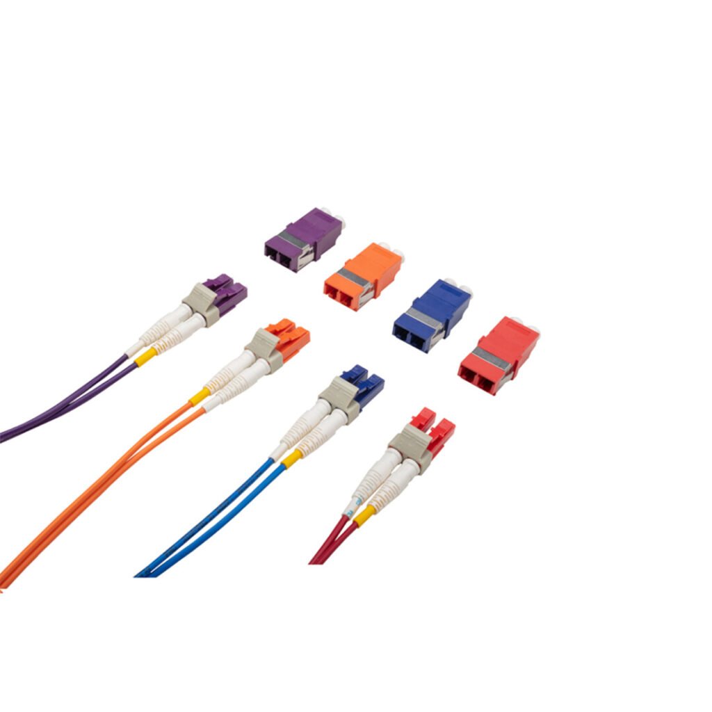 Conectores de fibra óptica LC con llave
