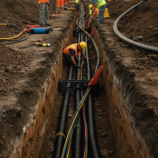 Real Optic-Instalación de cables subterráneos