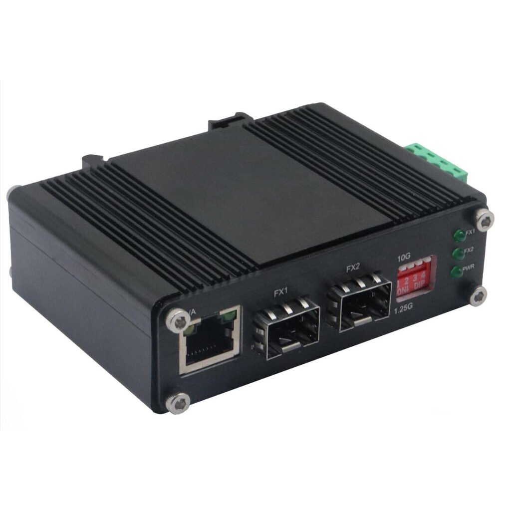 Convertidor industrial SFP+ a SFP+ OEO de 1G/10G